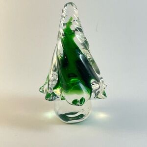 Handblown Art Glass Christmas Tree